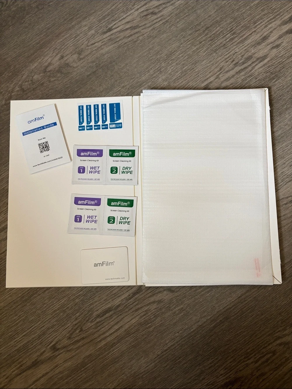 amFilm screen protector